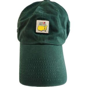 2008 Masters Golf Hat Green Strapback Augusta National Collectable
